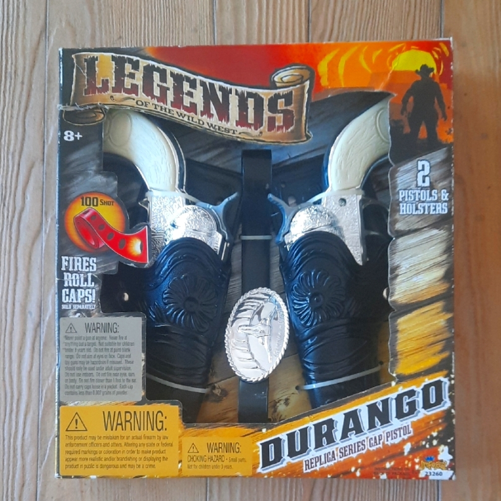 Legends of the Wild West Durango Cap Pistols NEW